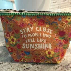 Natural Life Recycled Zippered bag